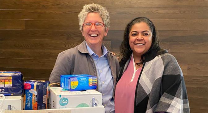 
November 2022 - Members of the Women’s ERG collected menstrual supplies and diapers for Mid-Ohio Market and winter supplies for Columbus State’s Scholar Network of former foster youth.
